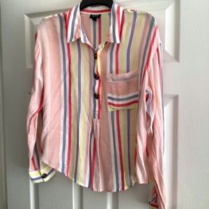 ANA Women Shirt Size M Multicolor Top